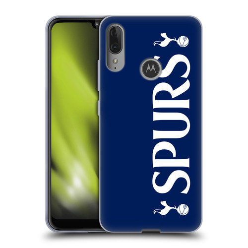 Tottenham Hotspur F.C. Badge SPURS Soft Gel Case for Motorola Moto E6 Plus