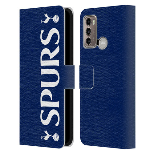 Tottenham Hotspur F.C. Badge SPURS Leather Book Wallet Case Cover For Motorola Moto G60 / Moto G40 Fusion