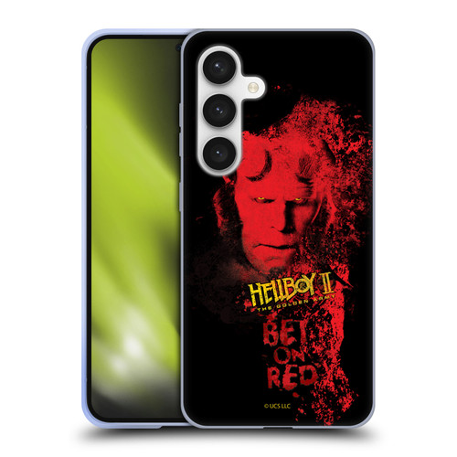 Hellboy II Graphics Bet On Red Soft Gel Case for Samsung Galaxy S24 5G