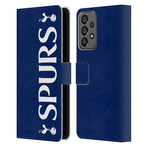 Tottenham Hotspur F.C. Badge SPURS Leather Book Wallet Case Cover For Samsung Galaxy A73 5G (2022)