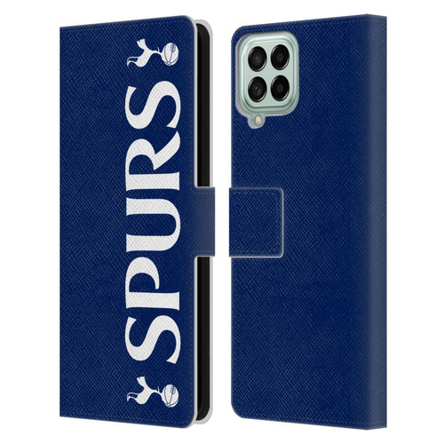 Tottenham Hotspur F.C. Badge SPURS Leather Book Wallet Case Cover For Samsung Galaxy M53 (2022)