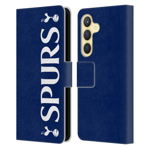 Tottenham Hotspur F.C. Badge SPURS Leather Book Wallet Case Cover For Samsung Galaxy S24 5G