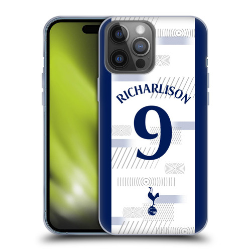 Tottenham Hotspur F.C. 2023/24 Players Richarlison Soft Gel Case for Apple iPhone 14 Pro Max