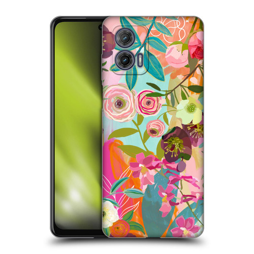 Suzanne Allard Floral Art Chase A Dream Soft Gel Case for Motorola Moto G73 5G