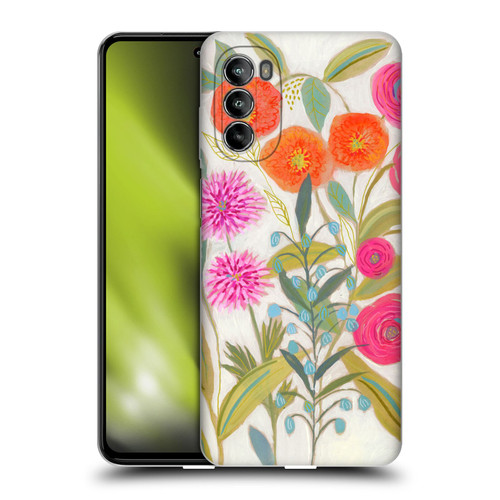 Suzanne Allard Floral Art Joyful Garden Plants Soft Gel Case for Motorola Moto G82 5G