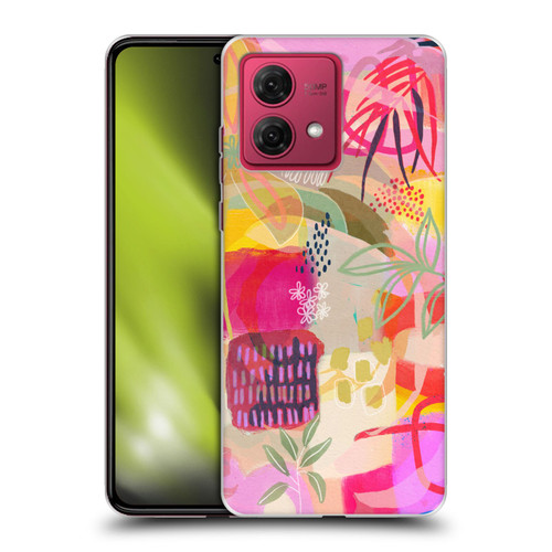 Suzanne Allard Floral Art You Are Loved Soft Gel Case for Motorola Moto G84 5G