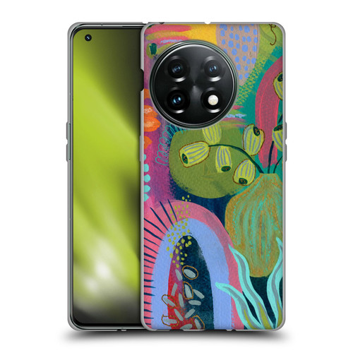 Suzanne Allard Floral Art Seed Pod Soft Gel Case for OnePlus 11 5G