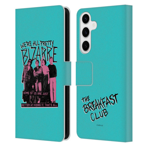 The Breakfast Club Graphics We're All Pretty Bizarre Leather Book Wallet Case Cover For Samsung Galaxy S24+ 5G
