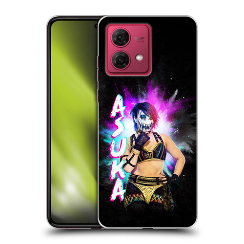 WWE Asuka Black Portrait Soft Gel Case for Motorola Moto G84 5G