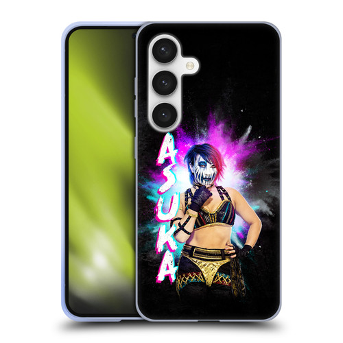 WWE Asuka Black Portrait Soft Gel Case for Samsung Galaxy S24 5G