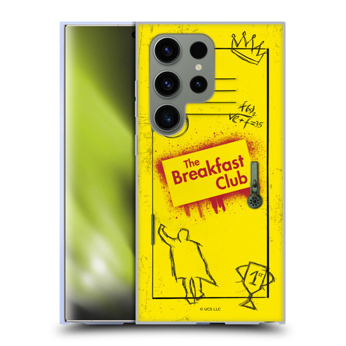 The Breakfast Club Graphics Yellow Locker Soft Gel Case for Samsung Galaxy S24 Ultra 5G