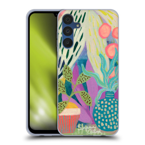 Suzanne Allard Floral Art Palm Heaven Soft Gel Case for Samsung Galaxy A15