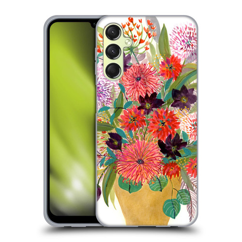 Suzanne Allard Floral Art Celebration Soft Gel Case for Samsung Galaxy A24 4G / Galaxy M34 5G