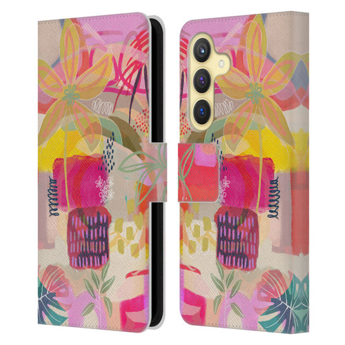 Suzanne Allard Floral Art You Are Loved Leather Book Wallet Case Cover For Samsung Galaxy S24 5G