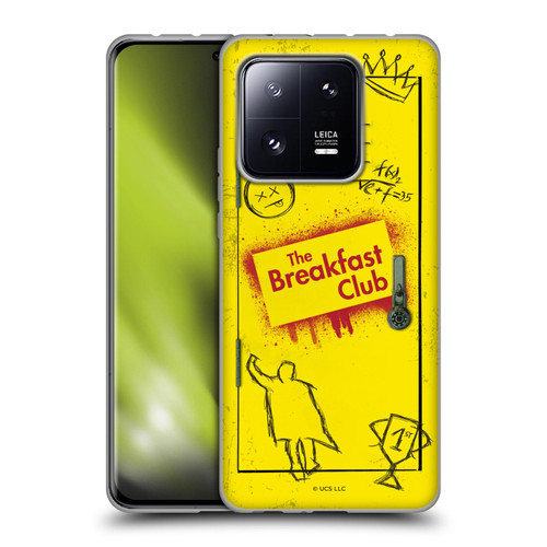 The Breakfast Club Graphics Yellow Locker Soft Gel Case for Xiaomi 13 Pro 5G