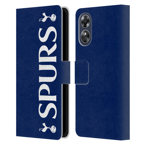 Tottenham Hotspur F.C. Badge SPURS Leather Book Wallet Case Cover For OPPO A17