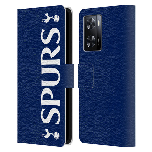 Tottenham Hotspur F.C. Badge SPURS Leather Book Wallet Case Cover For OPPO A57s