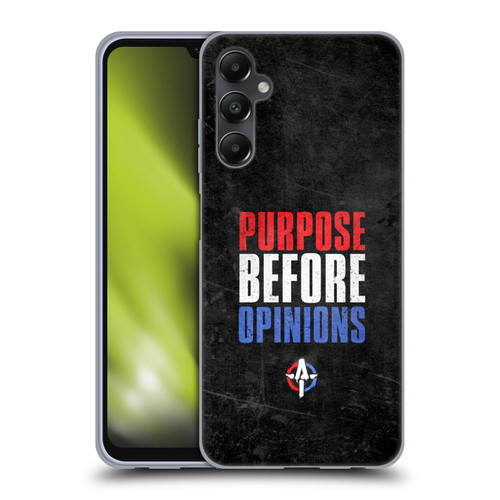 WWE Austin Theory Purpose Before Opinions Soft Gel Case for Samsung Galaxy A05s