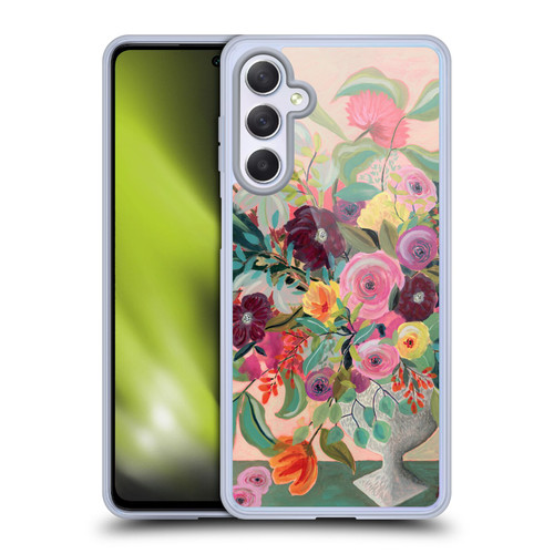 Suzanne Allard Floral Art Floral Centerpiece Soft Gel Case for Samsung Galaxy M54 5G