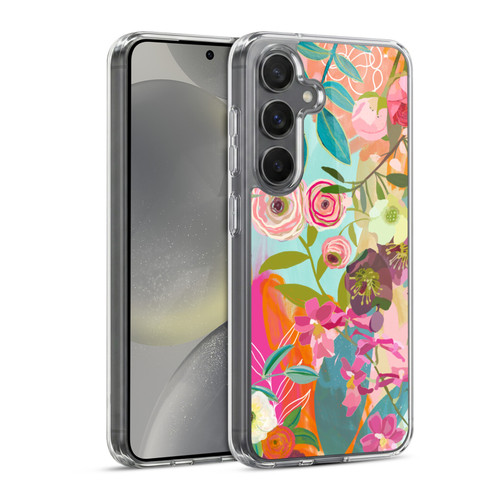 Suzanne Allard Floral Art Chase A Dream Soft Gel Case for Samsung Galaxy S24 5G & MagSafe