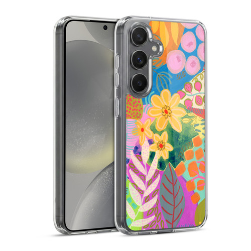 Suzanne Allard Floral Art Yellow Daisies Soft Gel Case for Samsung Galaxy S24 5G & MagSafe