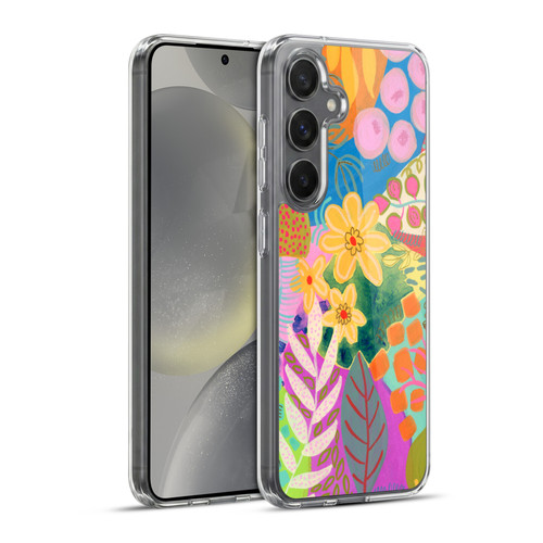 Suzanne Allard Floral Art Yellow Daisies Soft Gel Case for Samsung Galaxy S24+ 5G & MagSafe