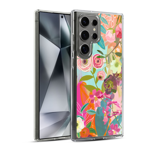 Suzanne Allard Floral Art Chase A Dream Soft Gel Case for Samsung Galaxy S24 Ultra 5G & MagSafe