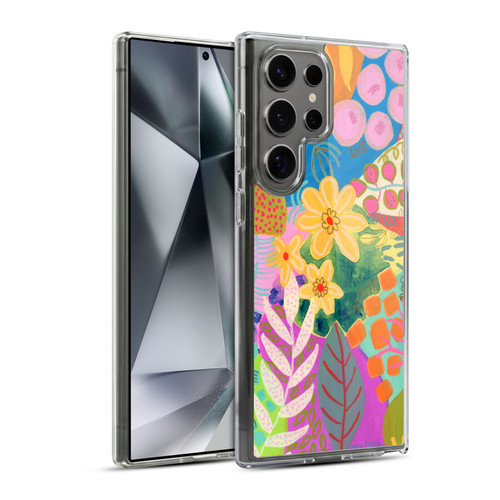 Suzanne Allard Floral Art Yellow Daisies Soft Gel Case for Samsung Galaxy S24 Ultra 5G & MagSafe