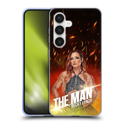 WWE Becky Lynch The Man Portrait Soft Gel Case for Samsung Galaxy S24 5G