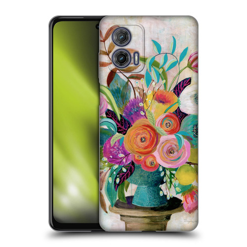 Suzanne Allard Floral Graphics Charleston Glory Soft Gel Case for Motorola Moto G73 5G