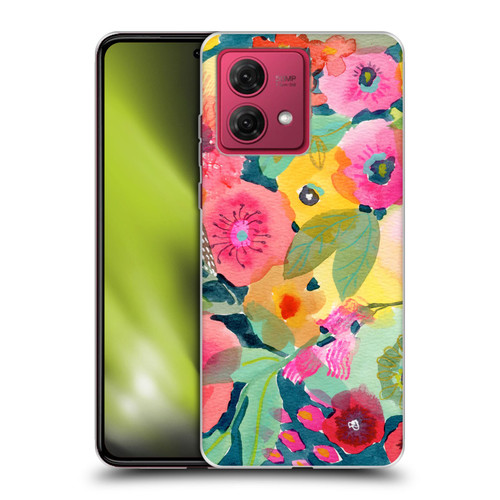 Suzanne Allard Floral Graphics Delightful Soft Gel Case for Motorola Moto G84 5G
