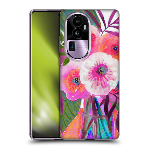 Suzanne Allard Floral Graphics Sunrise Bouquet Purples Soft Gel Case for OPPO Reno10 Pro+