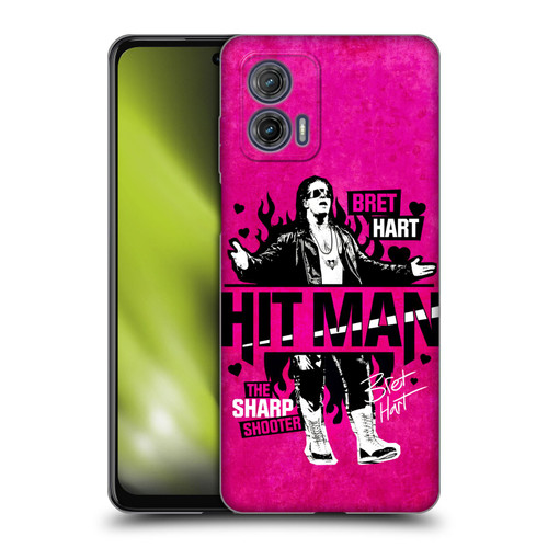 WWE Bret Hart Hitman Soft Gel Case for Motorola Moto G73 5G