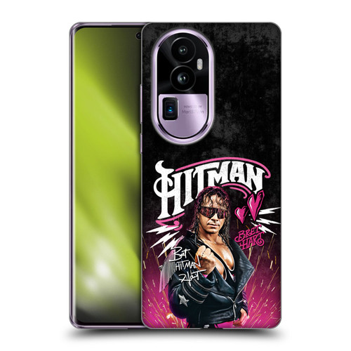 WWE Bret Hart Hitman Graphics Soft Gel Case for OPPO Reno10 Pro+