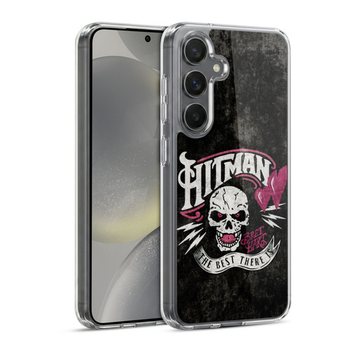 WWE Bret Hart Hitman Logo Soft Gel Case for Samsung Galaxy S24 5G & MagSafe