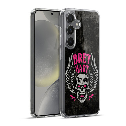 WWE Bret Hart Hitman Skull Soft Gel Case for Samsung Galaxy S24+ 5G & MagSafe