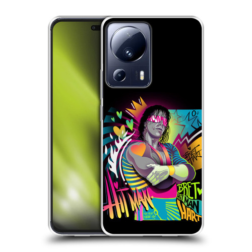 WWE Bret Hart Neon Art Soft Gel Case for Xiaomi 13 Lite 5G