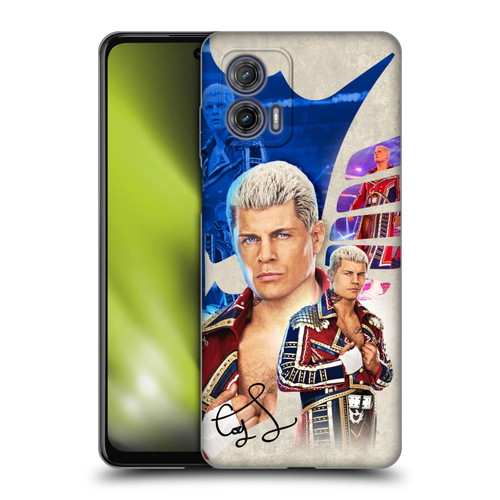 WWE Cody Rhodes Superstar Graphics Soft Gel Case for Motorola Moto G73 5G