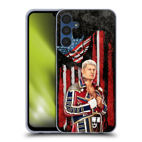 WWE Cody Rhodes American Nightmare Flag Soft Gel Case for Samsung Galaxy A15
