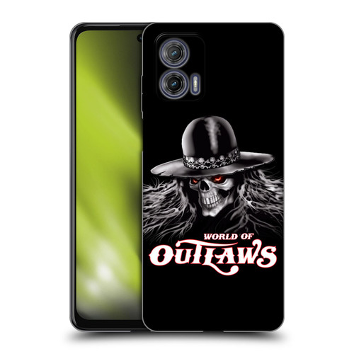 World of Outlaws Skull Rock Graphics Logo Soft Gel Case for Motorola Moto G73 5G