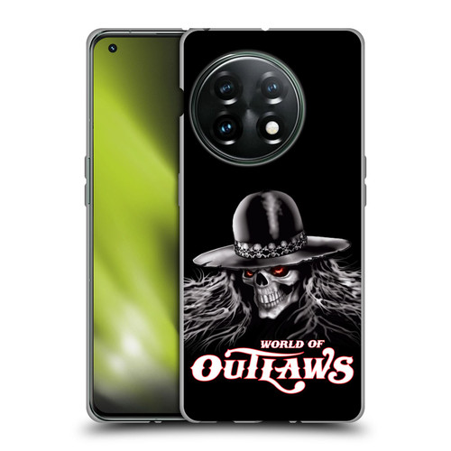 World of Outlaws Skull Rock Graphics Logo Soft Gel Case for OnePlus 11 5G