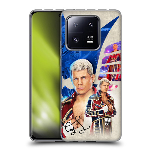WWE Cody Rhodes Superstar Graphics Soft Gel Case for Xiaomi 13 Pro 5G