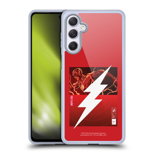 The Flash 2023 Graphics Barry Allen Logo Soft Gel Case for Samsung Galaxy M54 5G