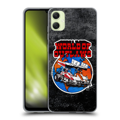 World of Outlaws Western Graphics Distressed Sprint Car Logo Soft Gel Case for Samsung Galaxy A05
