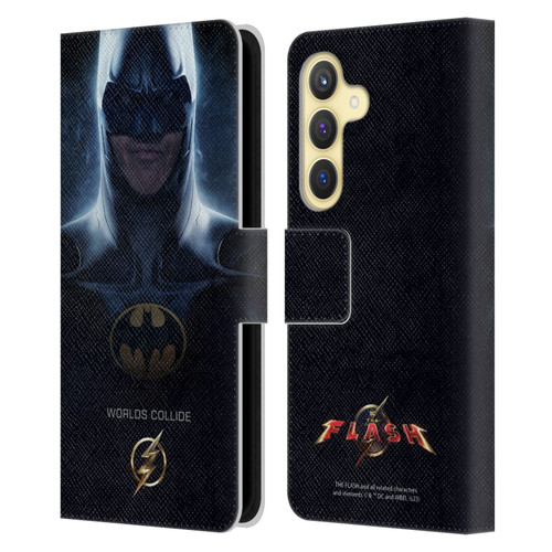 The Flash 2023 Poster Batman Leather Book Wallet Case Cover For Samsung Galaxy S24 5G