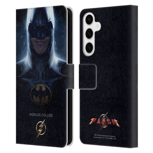 The Flash 2023 Poster Batman Leather Book Wallet Case Cover For Samsung Galaxy S24+ 5G