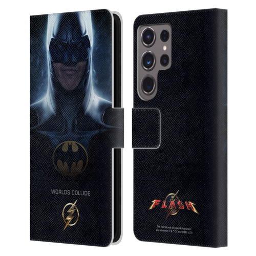 The Flash 2023 Poster Batman Leather Book Wallet Case Cover For Samsung Galaxy S24 Ultra 5G