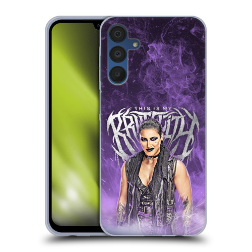 WWE Rhea Ripley This Is My Brutality Soft Gel Case for Samsung Galaxy A15