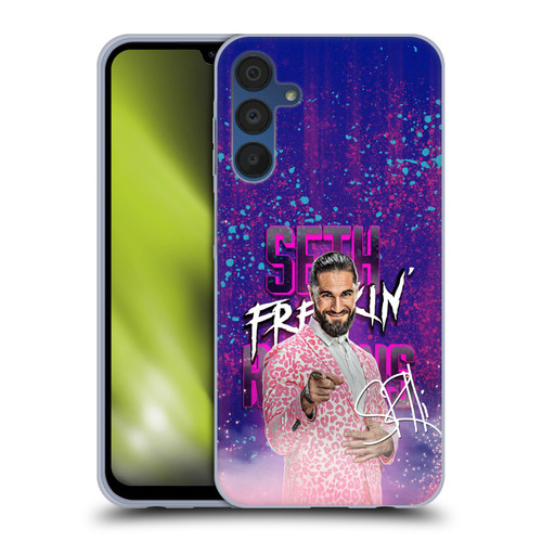 WWE Seth Rollins Seth Freakin' Rollins Soft Gel Case for Samsung Galaxy A15
