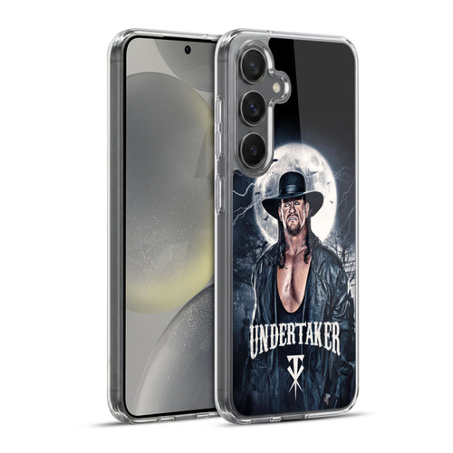 WWE The Undertaker Portrait Soft Gel Case for Samsung Galaxy S24+ 5G & MagSafe